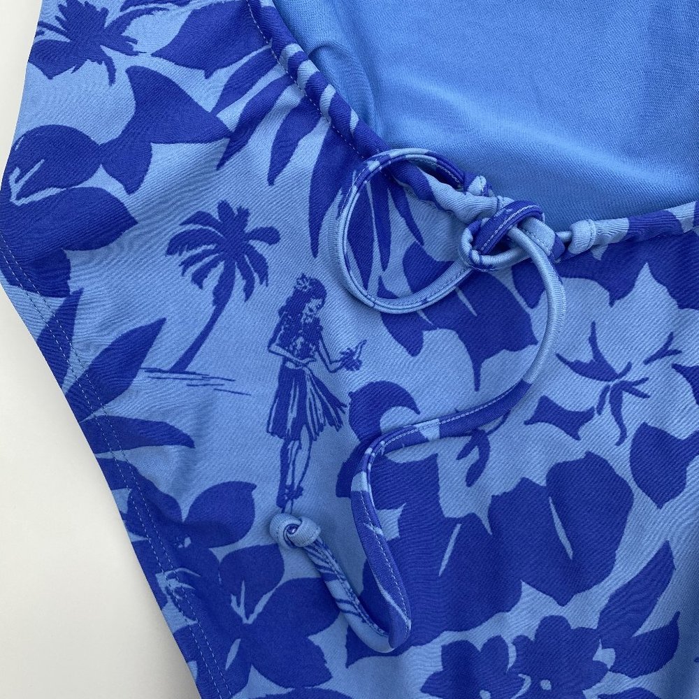 Hop Lun Aerie one piece Hawiian floral swimsuit - Picture 6 of 9